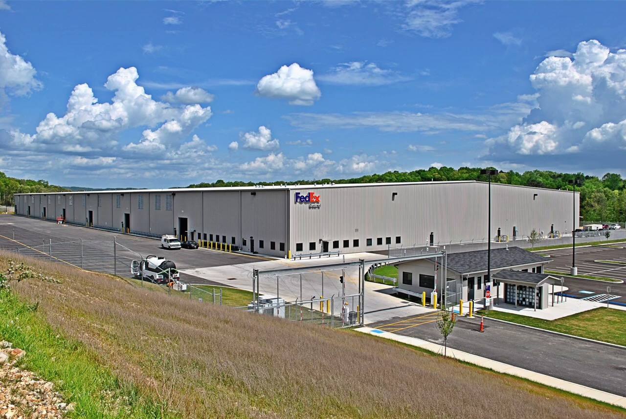 FedEx Ship Center aerial view